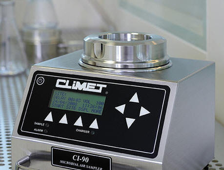 Climet CI-90A Microbial Sampler with Label Printer
